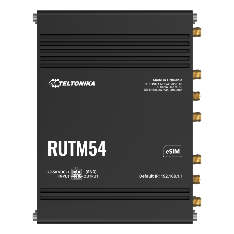 Teltonika RUTM54 5G maršrutētājs ar Telit modemu
