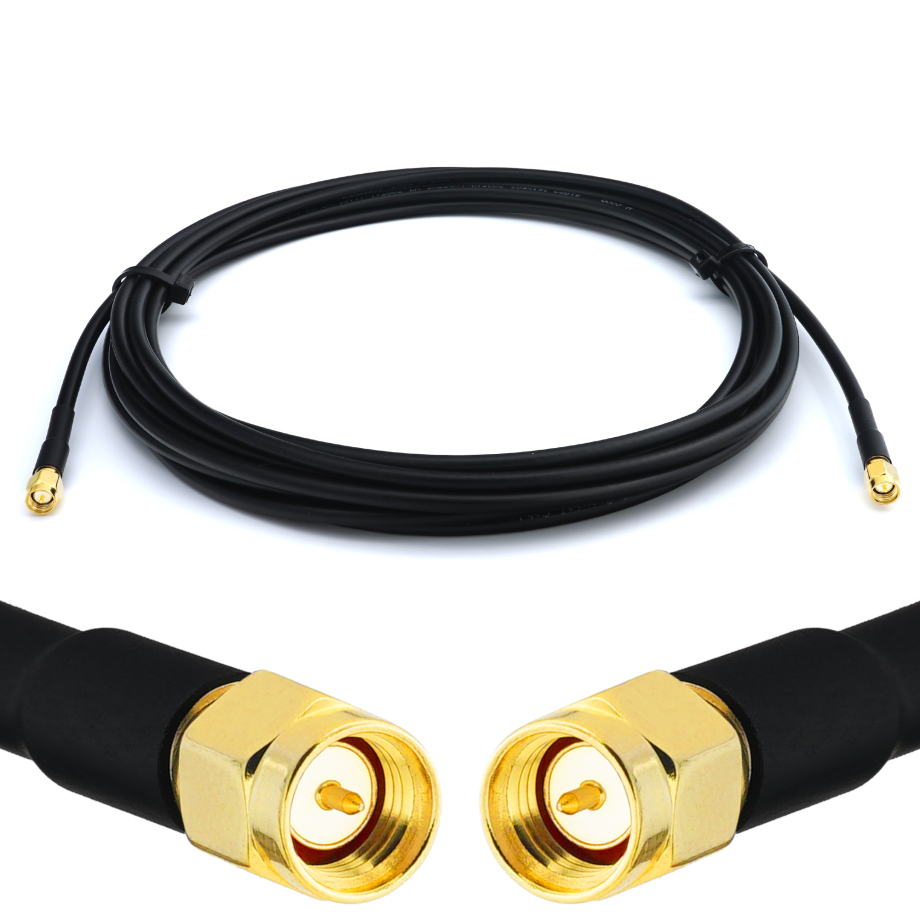 SMA Male / SMA Male 3m RG58/U koaksiālais kabelis