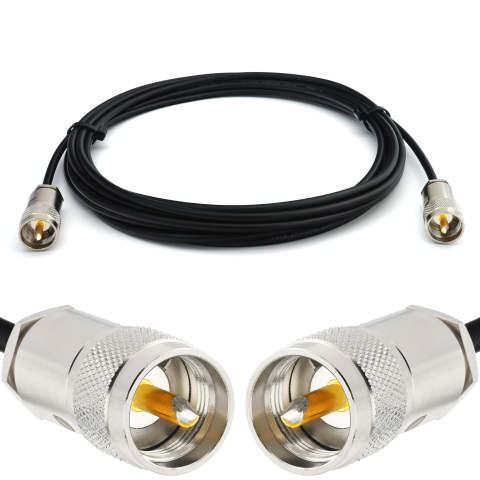 PL259 / PL259 20m UHF RG58/U koaksiālais kabelis