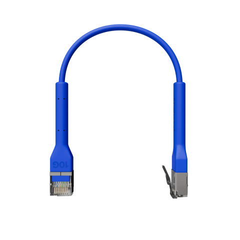 Broadbe plānais Patch kabelis 10G zils 0.1m