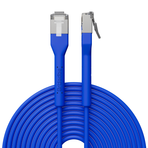 Broadbe plānais Patch kabelis 10G zils 8m