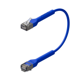 Broadbe plānais Patch kabelis 10G zils 0.1m 12 gab.
