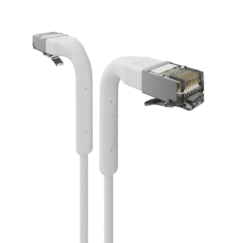 Broadbe plānais Patch kabelis 10G balts 0.3m