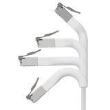 Broadbe plānais Patch kabelis 10G balts 12m