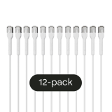 Broadbe plānais Patch kabelis 10G balts 0.1m 12 gab.
