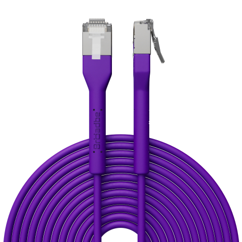 Broadbe plānais Patch kabelis 10G violets 5m