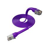 Broadbe plānais Patch kabelis 10G violets 1m 12 gab.