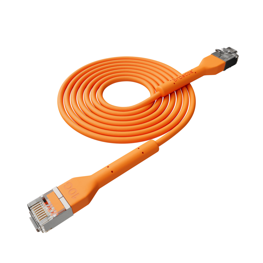 Broadbe plānais Patch kabelis 10G oranžs 0.3m