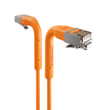Broadbe plānais Patch kabelis 10G oranžs 0.3m