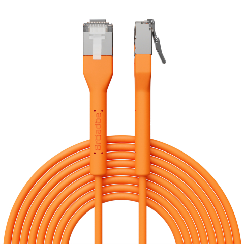 Broadbe plānais Patch kabelis 10G oranžs 0.1m