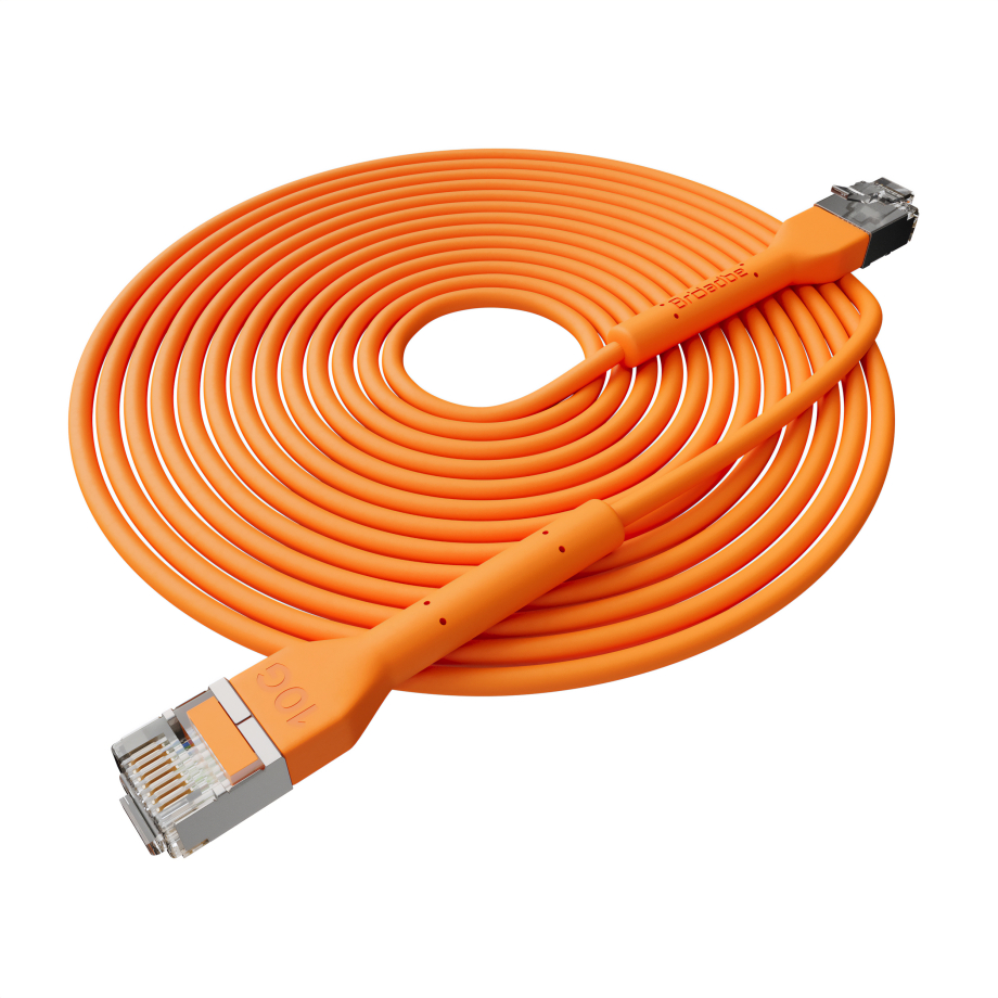 Broadbe plānais Patch kabelis 10G oranžs 5m