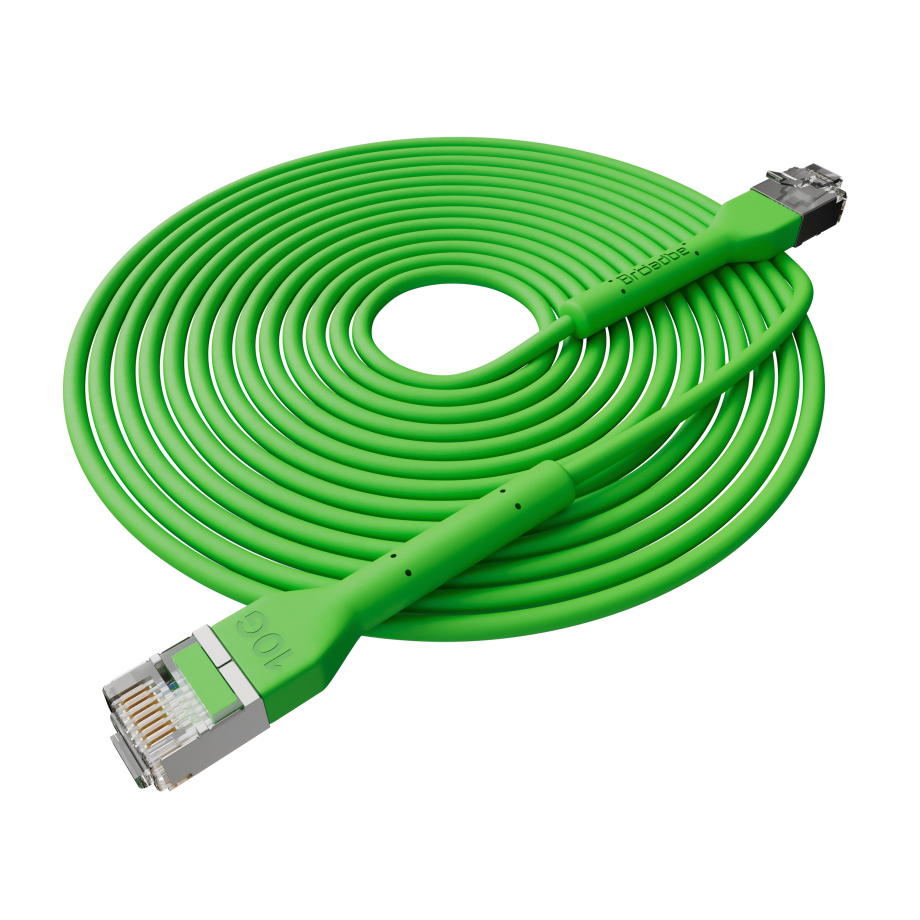 Broadbe plānais Patch kabelis 10G zaļš 5m