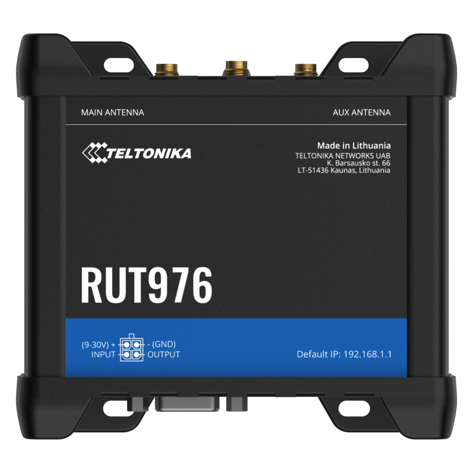 Teltonika RUT976 Redcap 5G rūteris