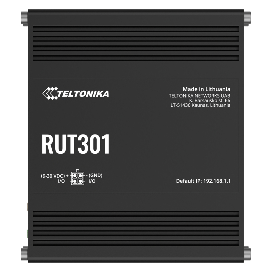 Teltonika RUT301 industriālais 4G maršrutētājs