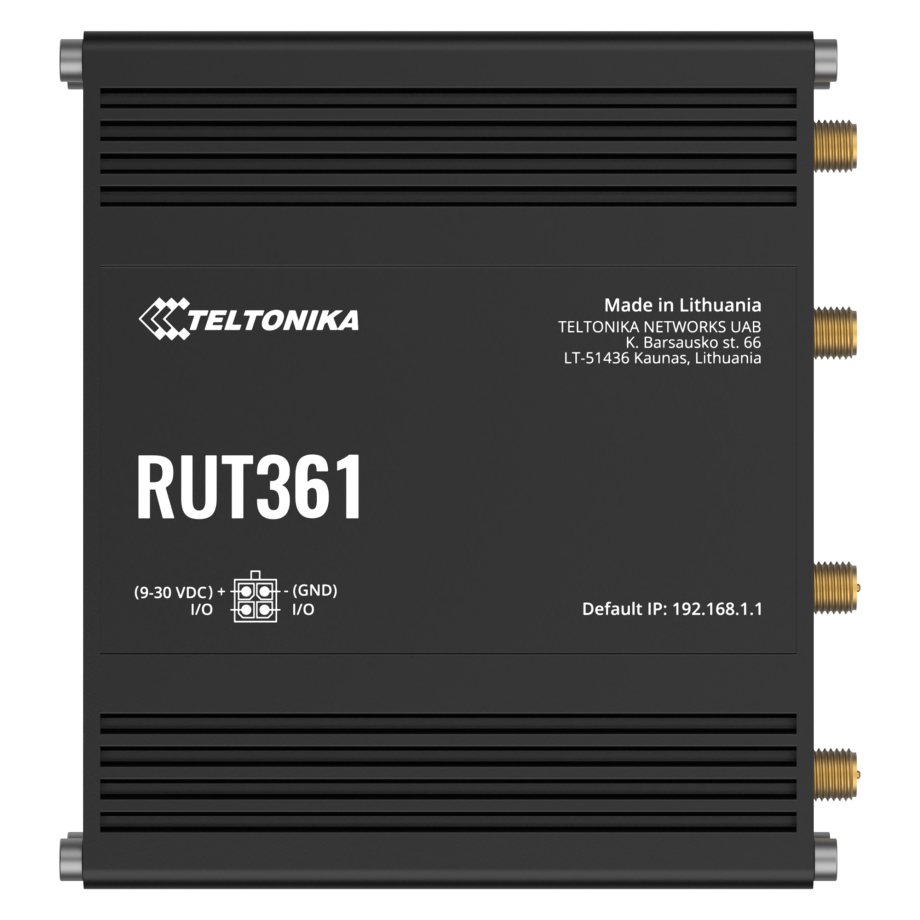 Teltonika RUT361 industriālais 4G maršrutētājs