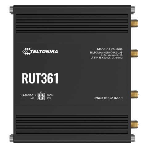 Teltonika RUT361 industriālais 4G maršrutētājs