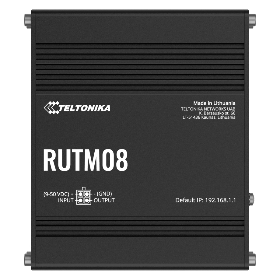 Teltonika RUTM08 industriālais vadu maršrutētājs