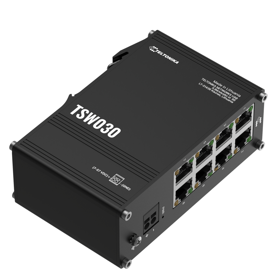 Teltonika TSW030 Ethernet komutators
