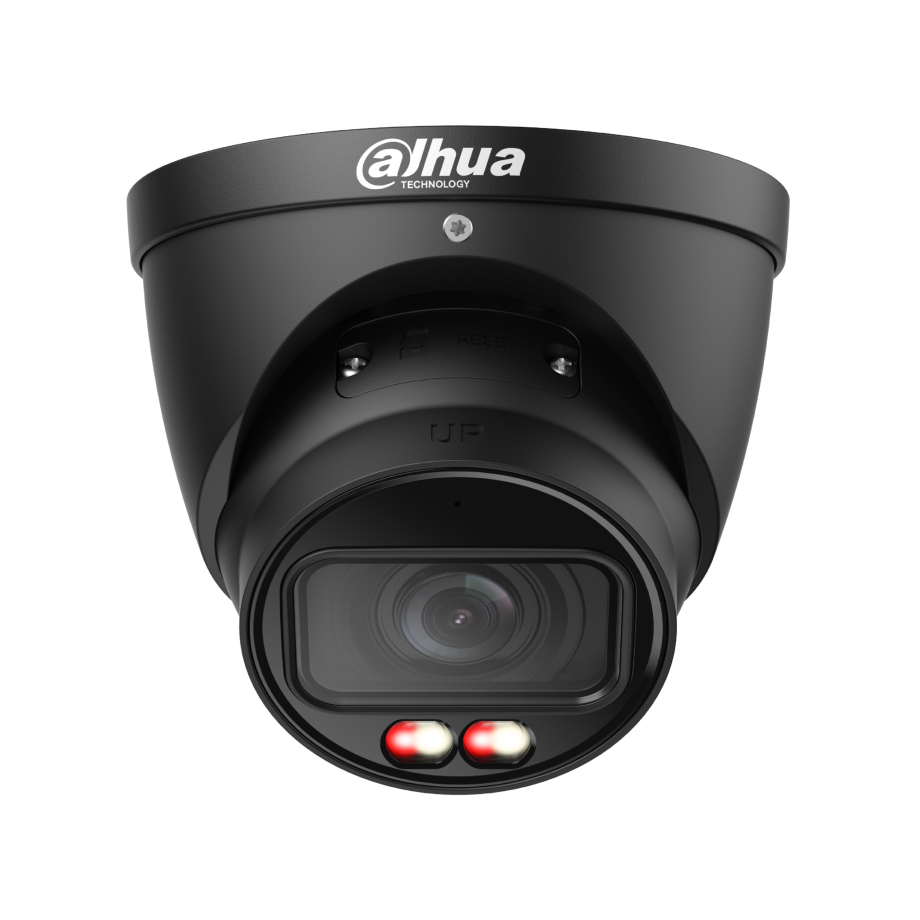 Dahua 4MP Dual Light Eyeball kamera IPC-HDW2449T-ZS-IL, melna