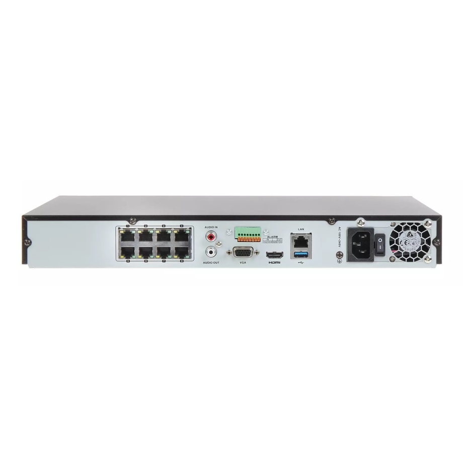 Hikvision 8-kanālu PoE NVR DS-7808NI-I2/8P