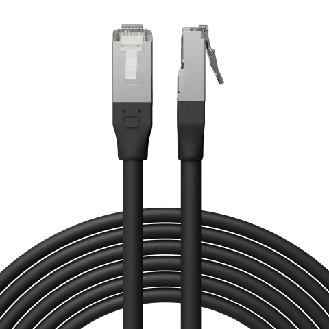 Broadbe āra Ethernet 10G komutācijas kabelis, melns, 3 m