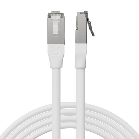 Broadbe āra Ethernet 10G komutācijas kabelis, balts, 2m