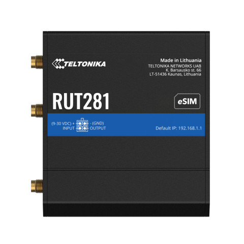 Teltonika RUT281 Global LTE Cat4 maršrutētājs