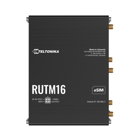 Teltonika RUTM16 LTE Cat6 maršrutētājs