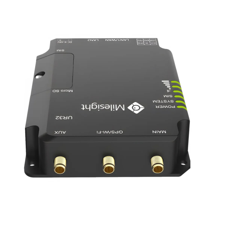 Milesight UR32 Pro Industriālais 4G LTE PoE maršrutētājs