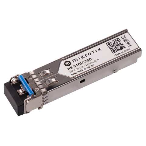 MikroTik 1G/2.5G vienmodu modulis 20km